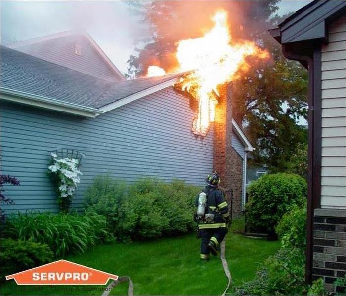 SERVPRO House on Fire